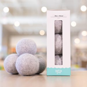 Aloe + Clover Wool Dryer Balls (Set of 3)